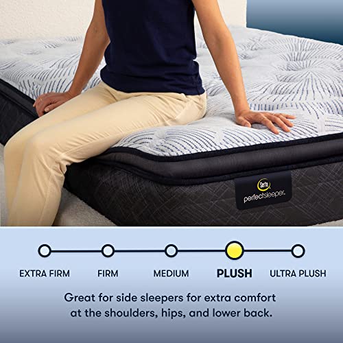 Serta - Perfect Sleeper - Nurture Night 14.5" Plush Pillow Top Gel Memory Foam Hybrid Mattress - Pocket Innersprings For Motion Isolation, Edge Support, Cooling, Certipur-Us Certified - Twin #TOP2