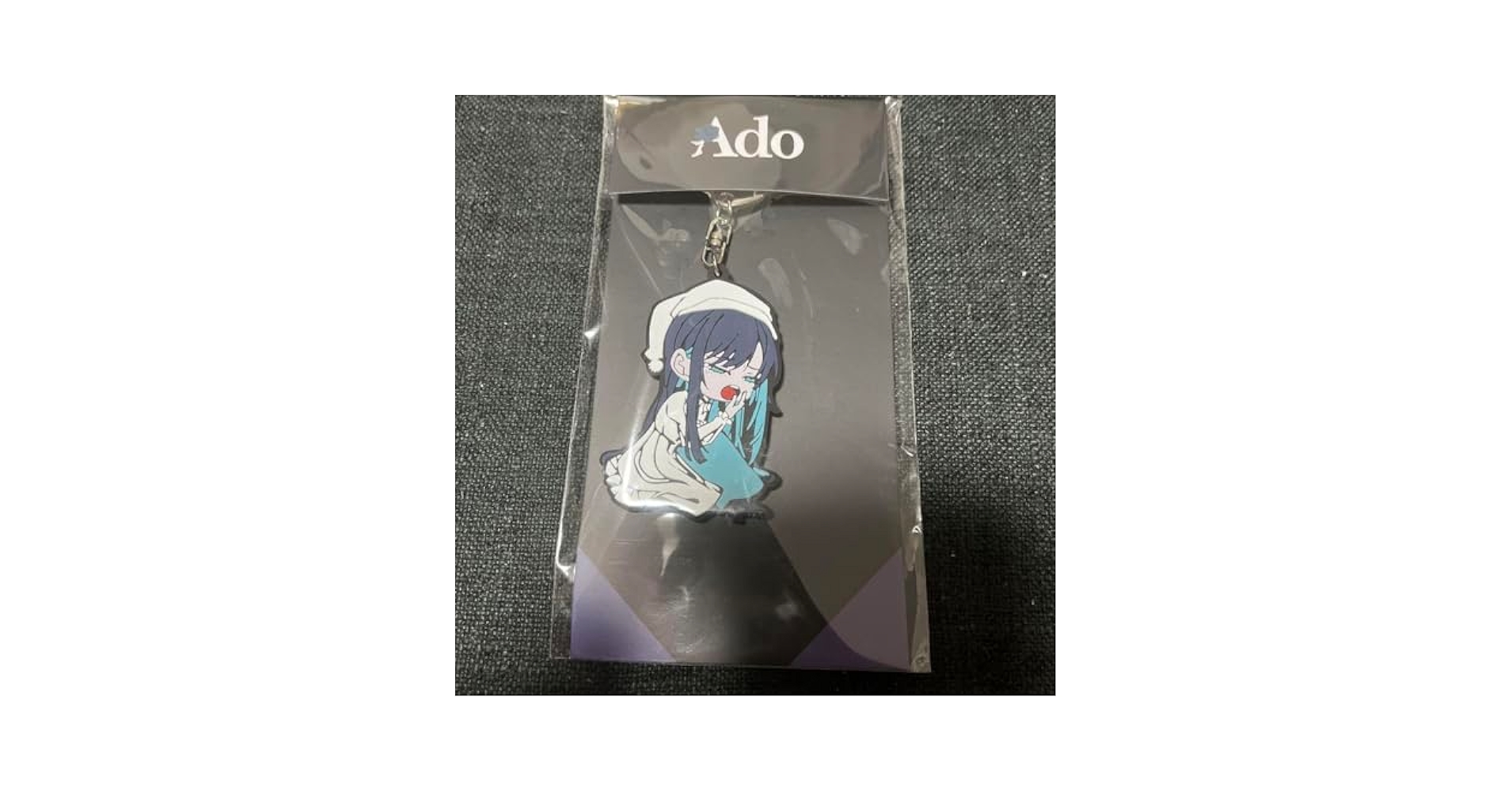 Ado 残夢 POPUPSTORE ミニキャラ ラバーキーホルダー 3種セット 3個セット ado 残夢 POP-UP STORE ミニキャララバーキーホルダー