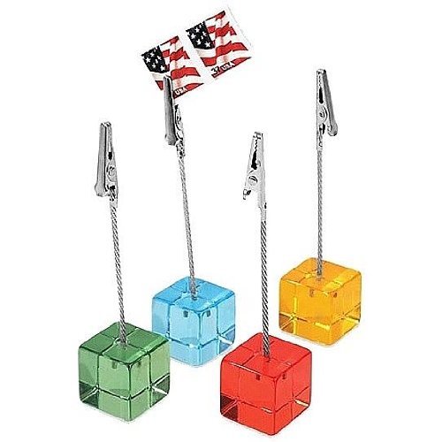 Museum of Modern Art Cube card bright clips foryour special events Our price is for 4 piece