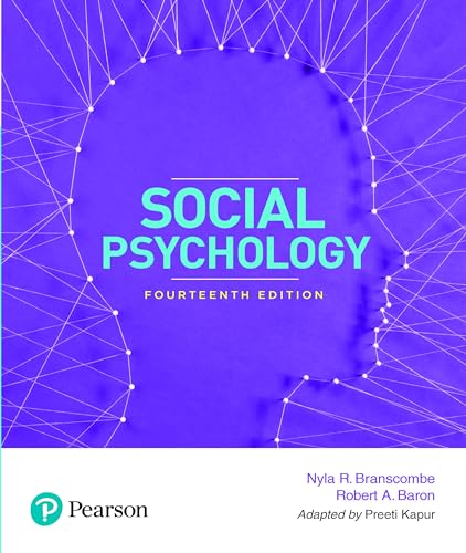 Social Psychology 14Th Edition