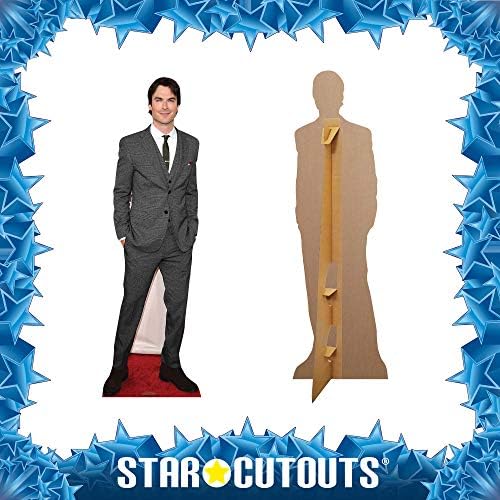 STAR CUTOUTS CS577 Ian Somerhalder Gift Part Decoration Birthday Supplies Movie Star Cardboard Cutout Amazing Quality Photo Image