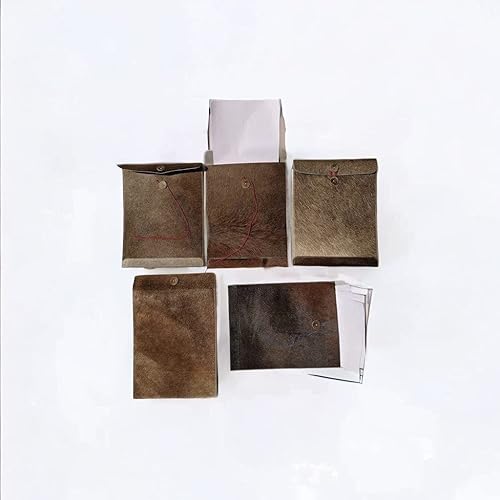 Miniatura 4 de Sobre de cuero para documentos de correo, carpeta de cartera de hojas de vida de oficina y trabajo, carpeta para entrevistasorganizador de