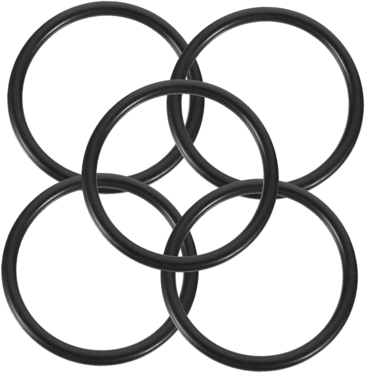 Yardwe 5pcs Sound Bowl Rubber Rings for Singing Bowls Pad Sturdy Rubber Cushion for Buddhist Meditation and Sound Healing