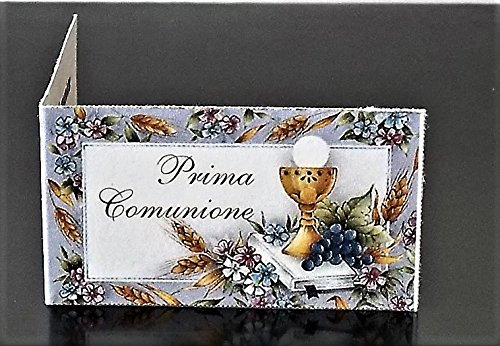 Confezione 20 bigliettini cartoncino rigato colore panna