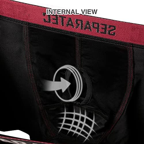 JOCKMAIL Herren Boxershorts 2er Pack - Atmungsaktive Mesh Unterhosen Mit U-Beutel Für Sport
