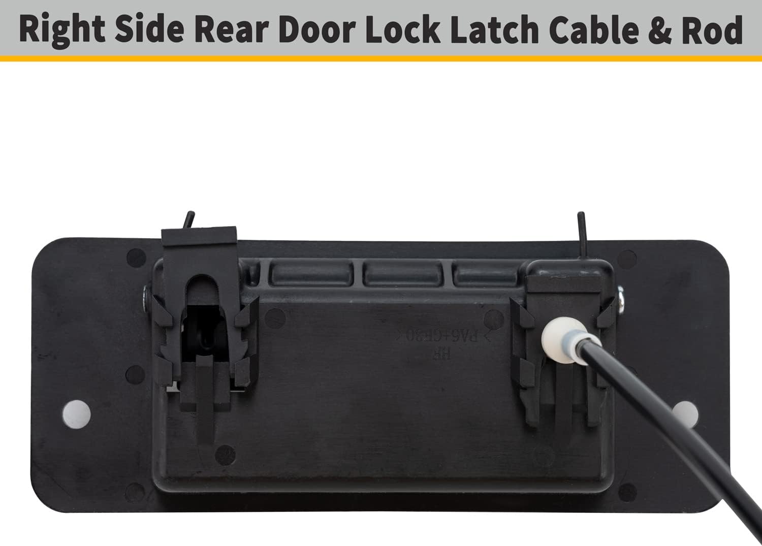 Qagea Rear Door Latch with Handle - Left Driver Side - Fit for 1992-2019 Ford E150 E250 E350 E450, Back Cargo Door Latch Kit Replaces# 6C2Z-15431A03-AA 8C2Z-15431A03-A