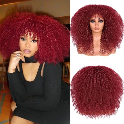 Perruque afro bouclée Lizzy pour sublimer votre style de fête sans abîmer votre cuir chevelu