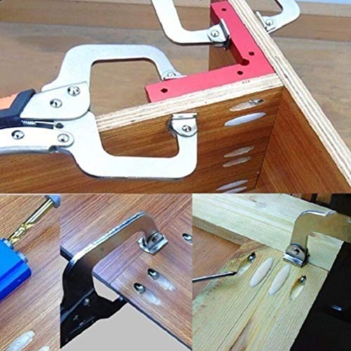 ULTECHVO Kit de 35 peças de mandril para broca de cavilha, 15 graus, ângulo de marcenaria, guias de