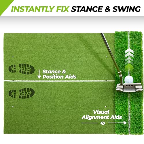 Golfguru 5x4ft Dual-Turf Golf Mat