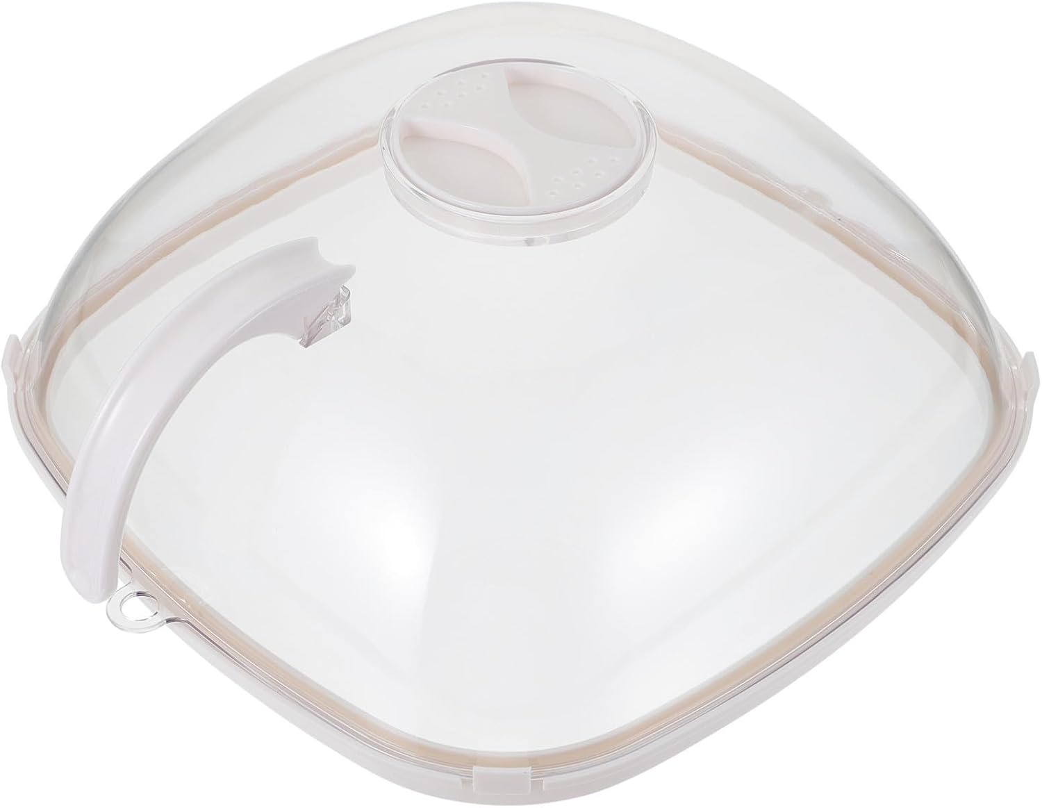 Microwave Food Cover Protective Plastic Plate Lid for Home Use Keep Food Fresh and Easy to Clean Microwave Splatter Guard with Steam Vent for Kitchen