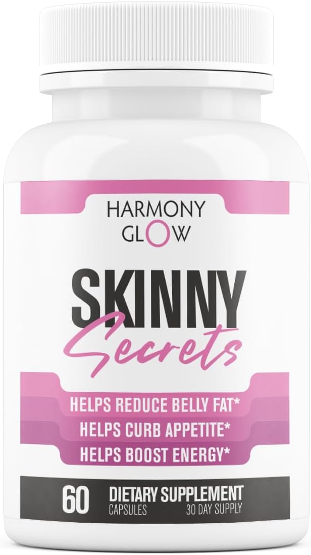 Skinny Secrets - Best NEW Weight Loss Pills for Women | Appetite Suppressant, Belly Fat Burner, Carb Blocker + 6 Effectively Dosed Powerful Ingredients | Natural & Safe 3rd Party Tested - 60 Capsules