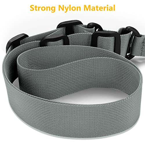 Cvlife Two Points Sling With Length Adjuster Traditional Sling With Metal Hook For Outdoors Grey #TOP1