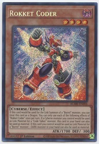 Rokket Coder - BLMR-EN006 - Secret Rare - 1ª edición