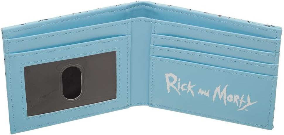 RICK AND MORTY Mr Meeseeks Bi-Fold Wallet, Blue, OSFM - Image 4