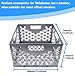 Foedo 12 Inch Charcoal Firebox Basket for Oklahoma Joe Offset Smoker, Grill Accessories for Long and Efficient Smoking, 12