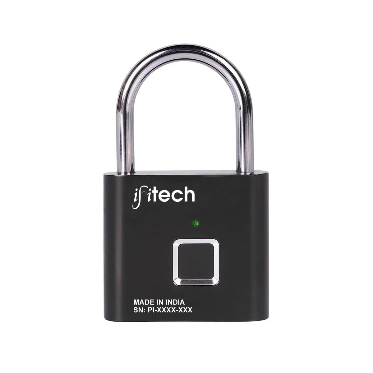 IFITech USB Rechargeable Smart Fingerprint Padlock-P1 | Keyless Thumbprint Lock, Keyless/Passwordless Access (Black)- Perfect for Travel- Gym Bag, Handbag, Suitcase, Luggage, Cabinet, Lockers, Bicycle (B0CLV66KWP) Amazon Price History, Amazon Price Tracker