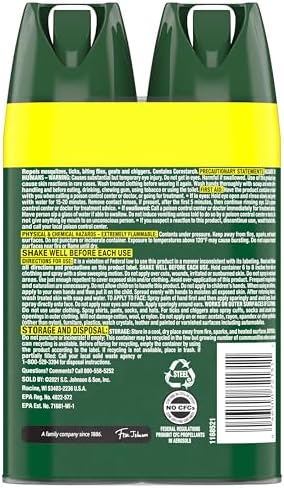 OFF! Deep Woods Insect Repellent Aerosol, Dry, Non-Greasy Formula, Bug Spray with Long Lasting Protection from Mosquitoes and Ticks, 4 Oz, (Pack of 2) — view 11