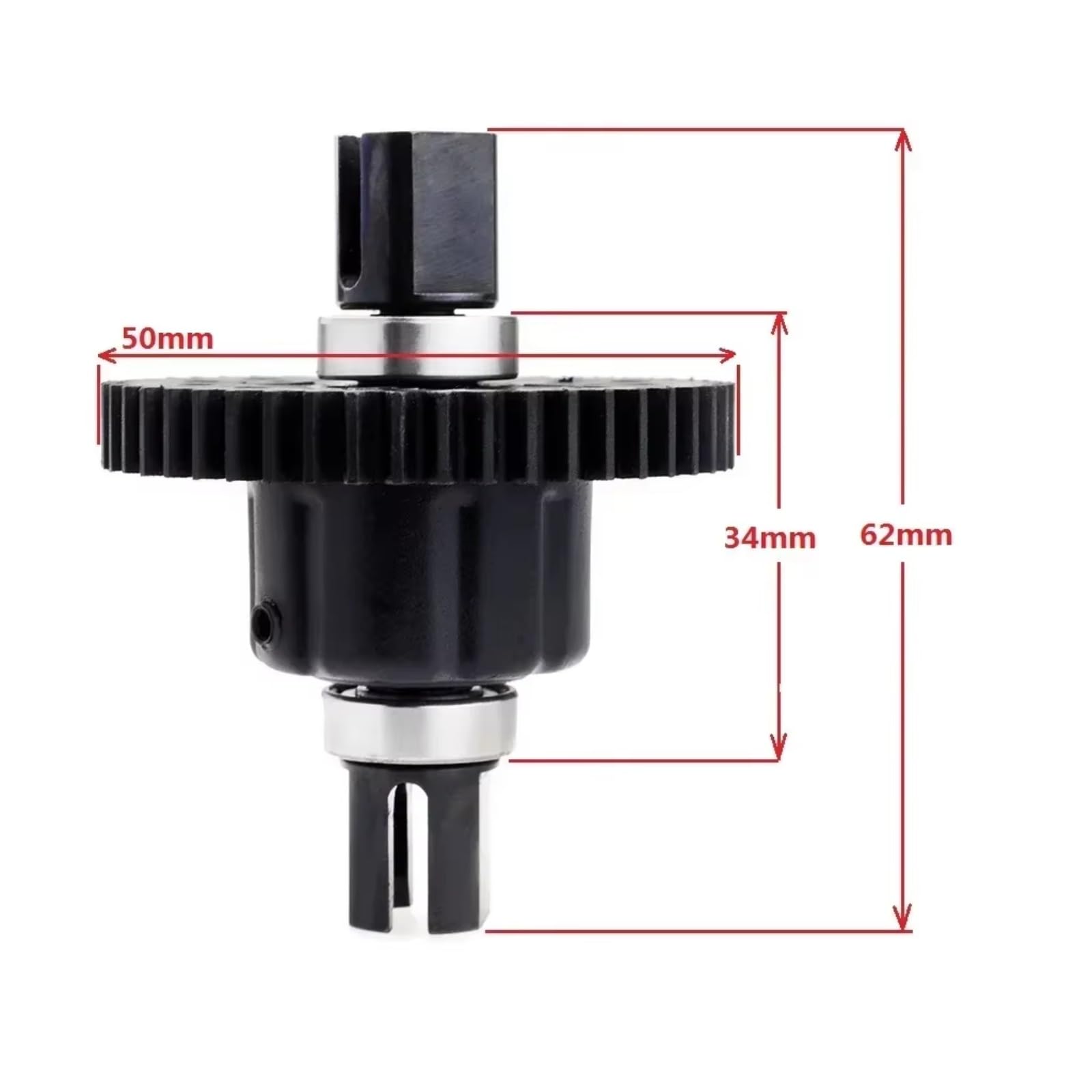Ricambi Modellini RC Per Buggy Truck Truggy SCT 1/8 RC Car 46T 48T 60T RC Differenziale Centrale Accessorio Per Veicolo Telecomandato(60T)