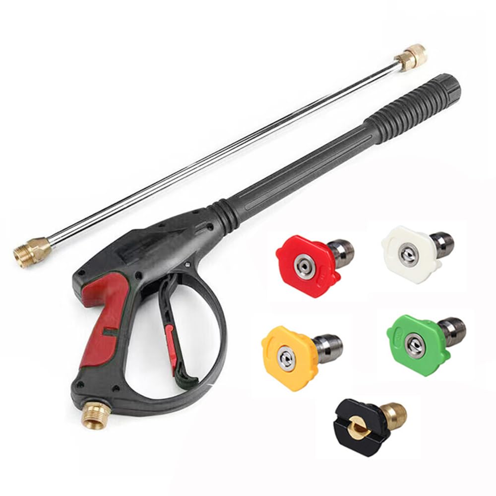 Zestaw maszyn do czyszczenia wysokociśnieniowego 4000PSI M22-14 myjka rdzeniowa zaworu z 1 4 szybkozłączkami 5 uniwersalnymi dyszami przedłużającymi do ogrodu samochodowego i patio
