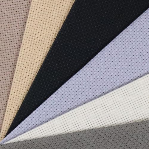 Image of KCS 6 pc of 12 inch x 18 inch (30cmx45cm) 16 Count Cotton Aida Cloth Cross Stitch Fabric (16CT-K)
