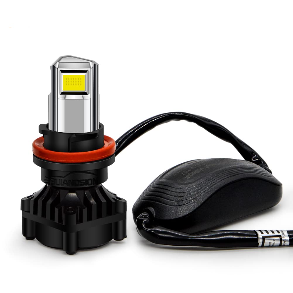 Ampoule LED Phare Avant Moto/scooter HS5 COB 3 LED - 9-85V, 2000lm, Blanc 6000K, Neuf