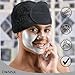 DONNA Deluxe Foam Mesh Wrap with Vitamin E, Head Wraps for Black Women, Hair Wrap for Sleep, Hair Nets for Sleeping, Mesh Hair Wrap, Silk Head Wrap, Black Color 1pc