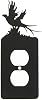 Innovative Fabricators, Inc. Pheasant Power Outlet Plate Cover