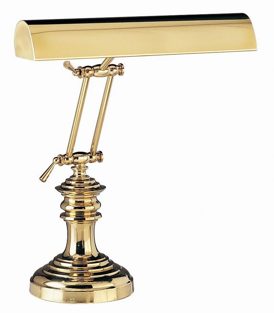 House of Troy P14-204 16-Inch Portable Desk/Piano Lamp, Polished
