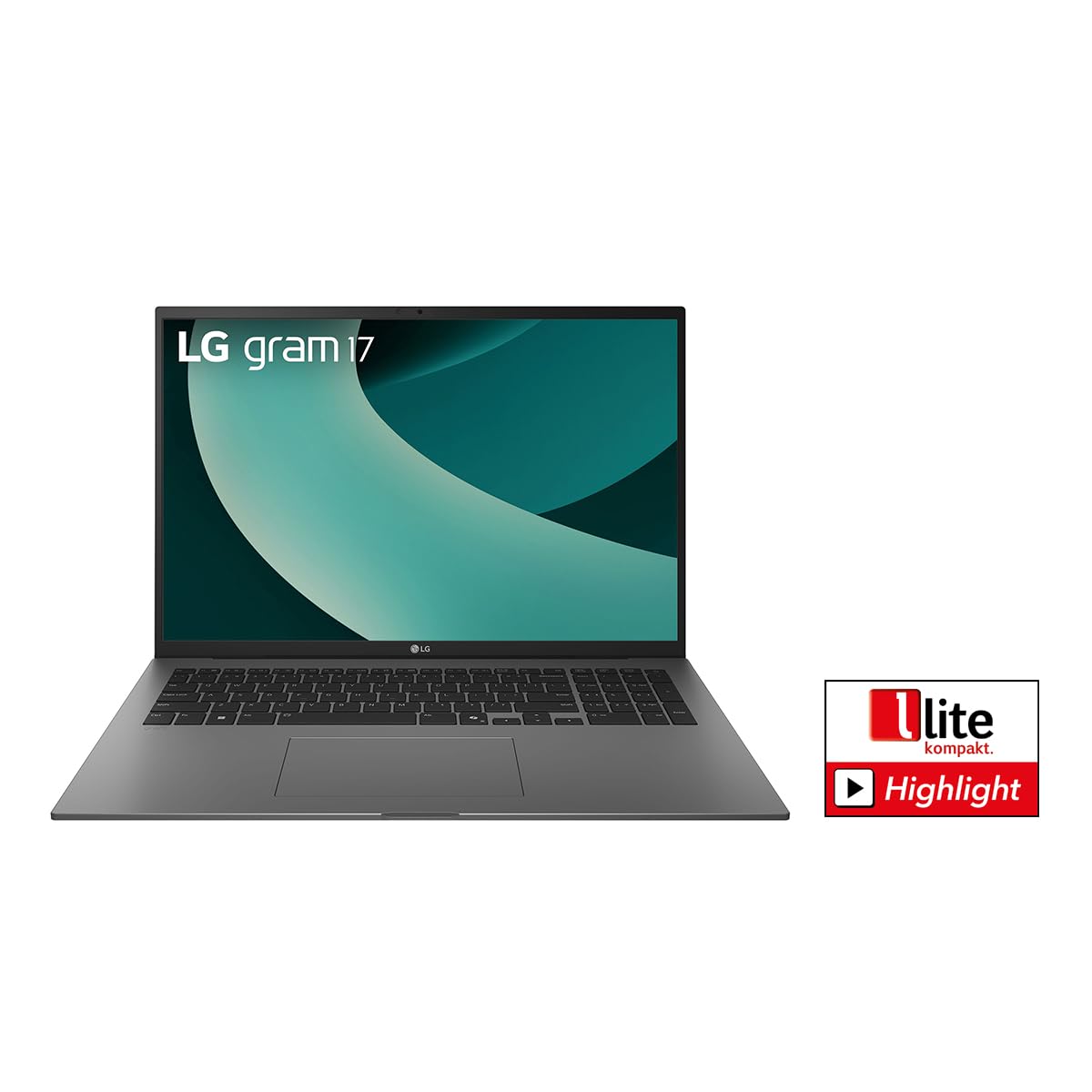 LG gram 17 17Z90TL-G.AU8BG (17 Zoll) IPS Notebook, Intel Core Ultra 7 258V, 32GB RAM, 2TB SSD, Intel Arc™ Graphics 140V, federleicht (1,389 kg), gram AI, Copilot+ PC, 77 Wh, Thunderbolt 4, Schwarz