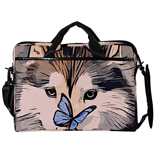 Sacoche PC portable 14 pouces papillon pour le bureau et les cours