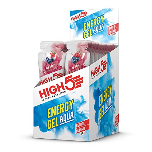 HIGH5 Energy Gel Aqua, 20 x 66 g Beutel (Berry)