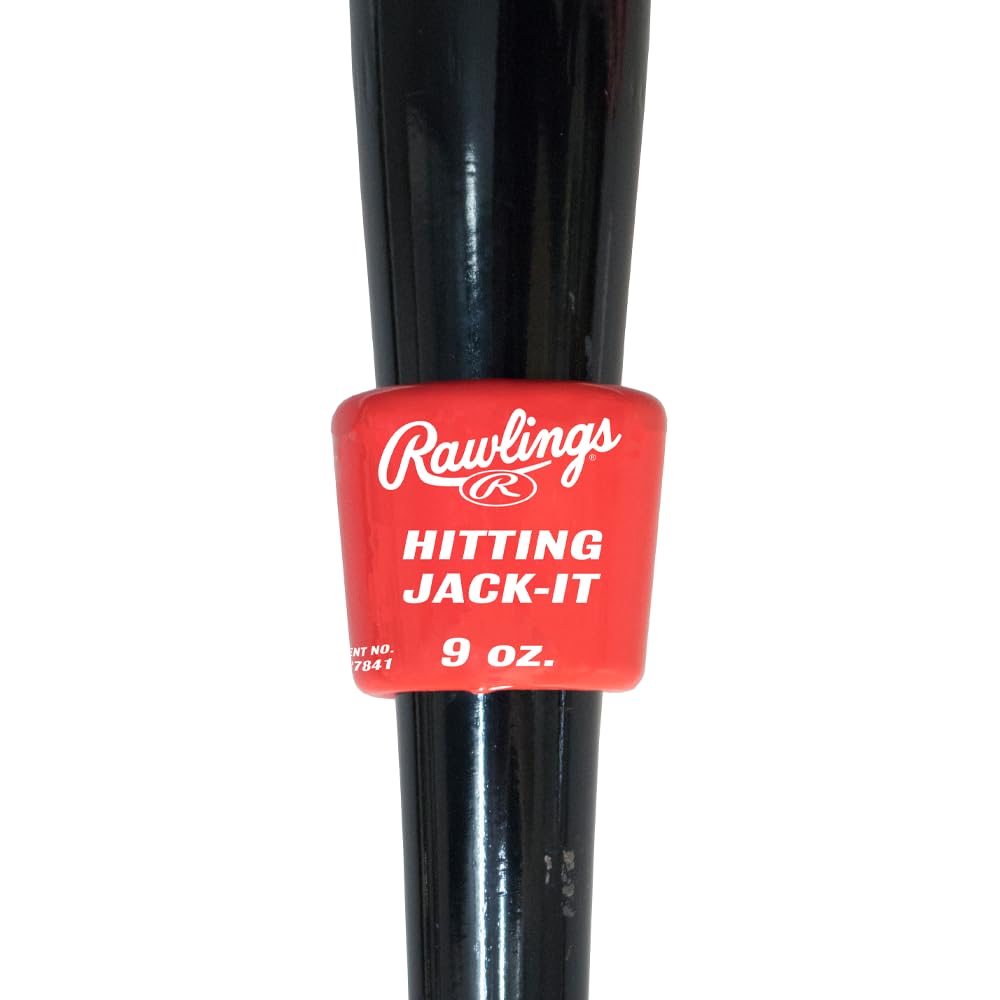 Rawlings Baseball Colpire Jack-It Allenamento Bat Peso Unisex-Adulto, Rosso, Taglia Unica