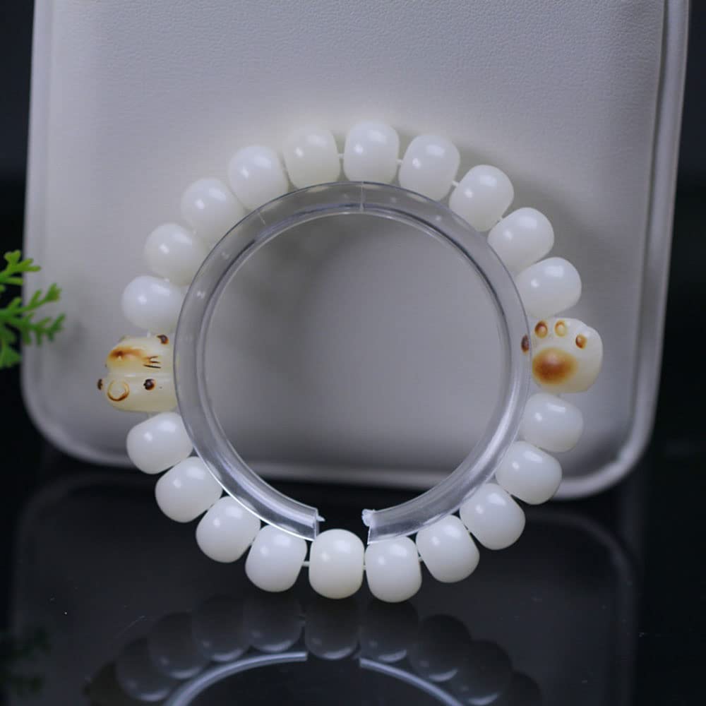 Bracciale Bodhi con Perline Elasticizzato Gatto