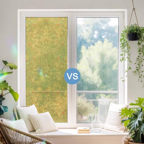 Vinilo adhesivo para ventana color arcoiris en amarillo miniatura 6
