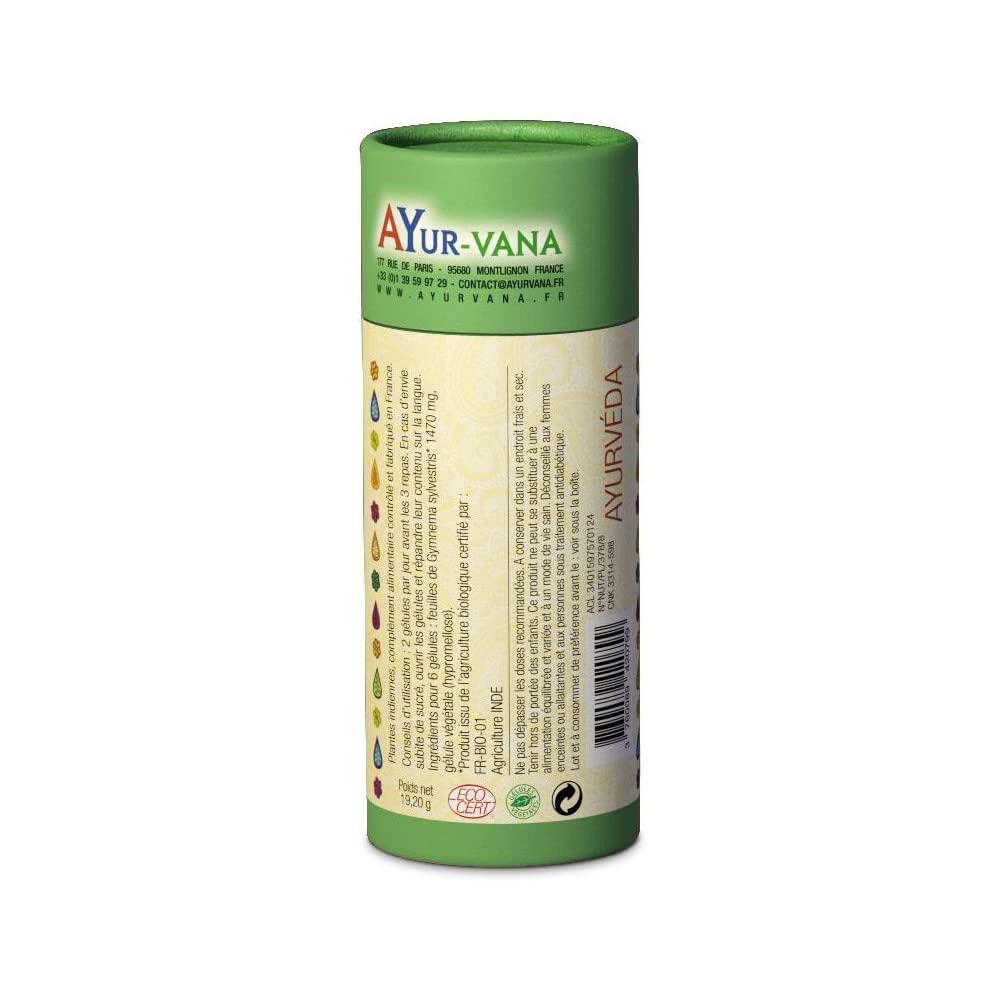 Ayur-Vana Gymnema Sylvestris Bio 60 Gélules