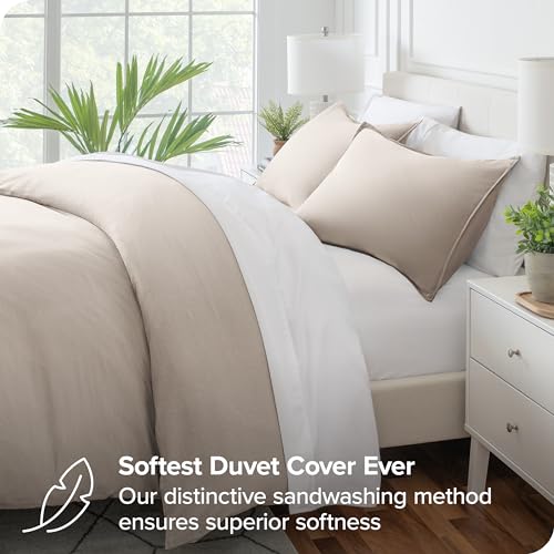 Bare Home Duvet Cover Set Super King Size, Premium 1800 Ultra-Soft Duvet Cover Set, Lightweight, Cooling Duvet Cover - Image 4