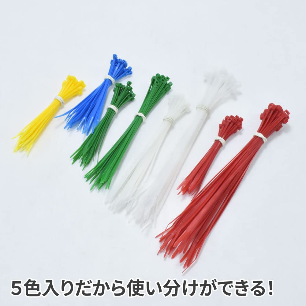 Amazon.co.jp: アストロプロダクツ 結束バンド 5色 3サイズセット (200