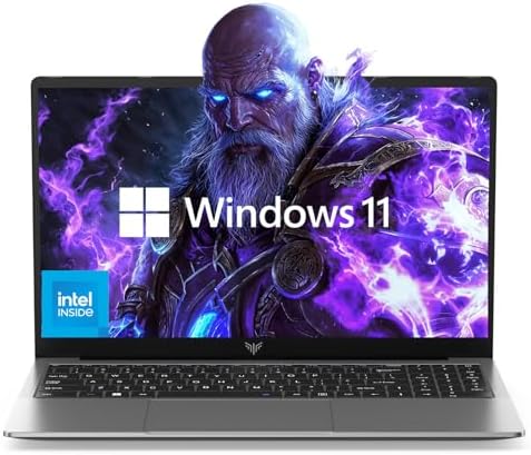Laptop Computer Intel N97 15.6-in 16GB DDR4 512GB SSD Traditional...