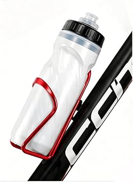 Bicycle Water Bottle Cage for Rockrider Race 740 2021-2026,Cycling Water Bottle Cage High Toughness Ductility Multiple Colors Available Sturdy Durable,Red