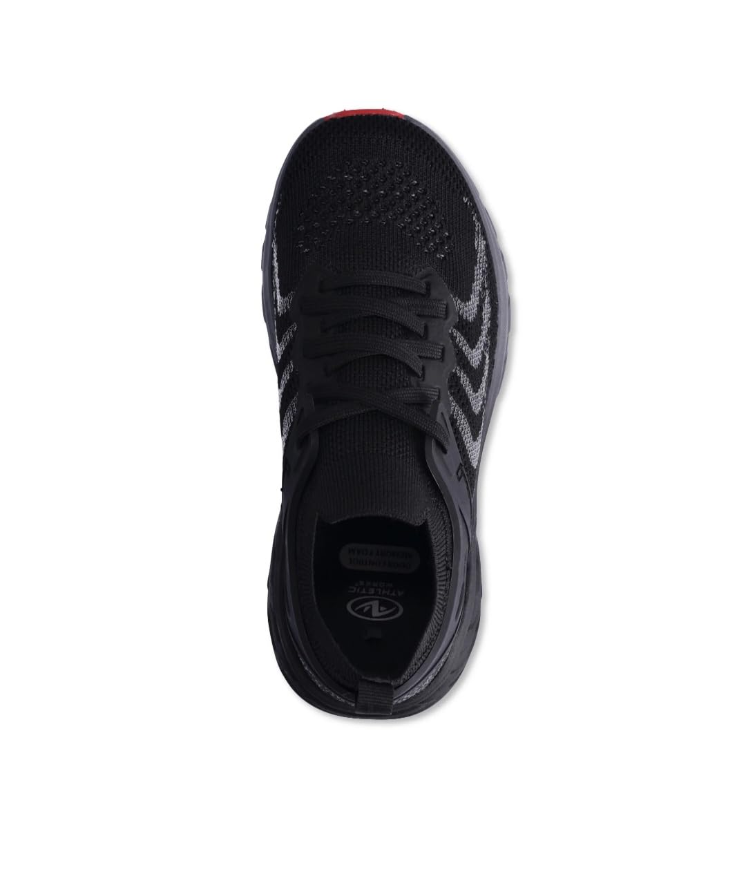 Big Boys Knit Athletic Sneakers Black