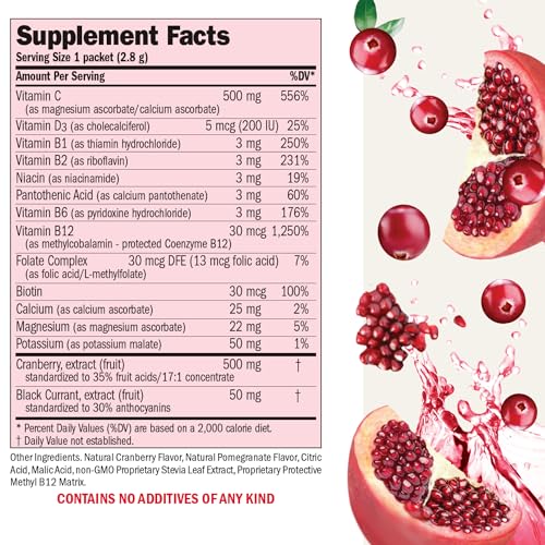 Image of ANDREW LESSMAN ProCaps Efficient C + Cranberry Benefits 90 Drink Packets