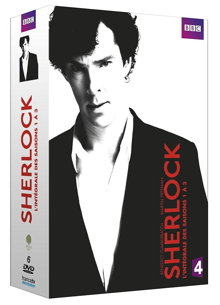 DVD Sherlock pack completo con las temporadas 1, 2 y 3, edición francesa original