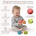 Sophie la girafe So'Pure Cubes & Balls | 4 Light & Colorful Balls | Easy to Grasp | Designed with Natural Rubber to Soothe & Awaken All 5 Senses