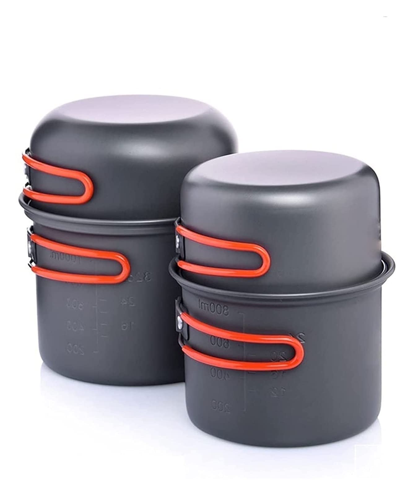 Ustensiles de cuisine de camping Ensemble de cuisine pliable Fourchette Couteau Cuisine touristique Camping Pot Ustensile de voyage (couleur : 1 pièce) (couleur : 2 pièces)