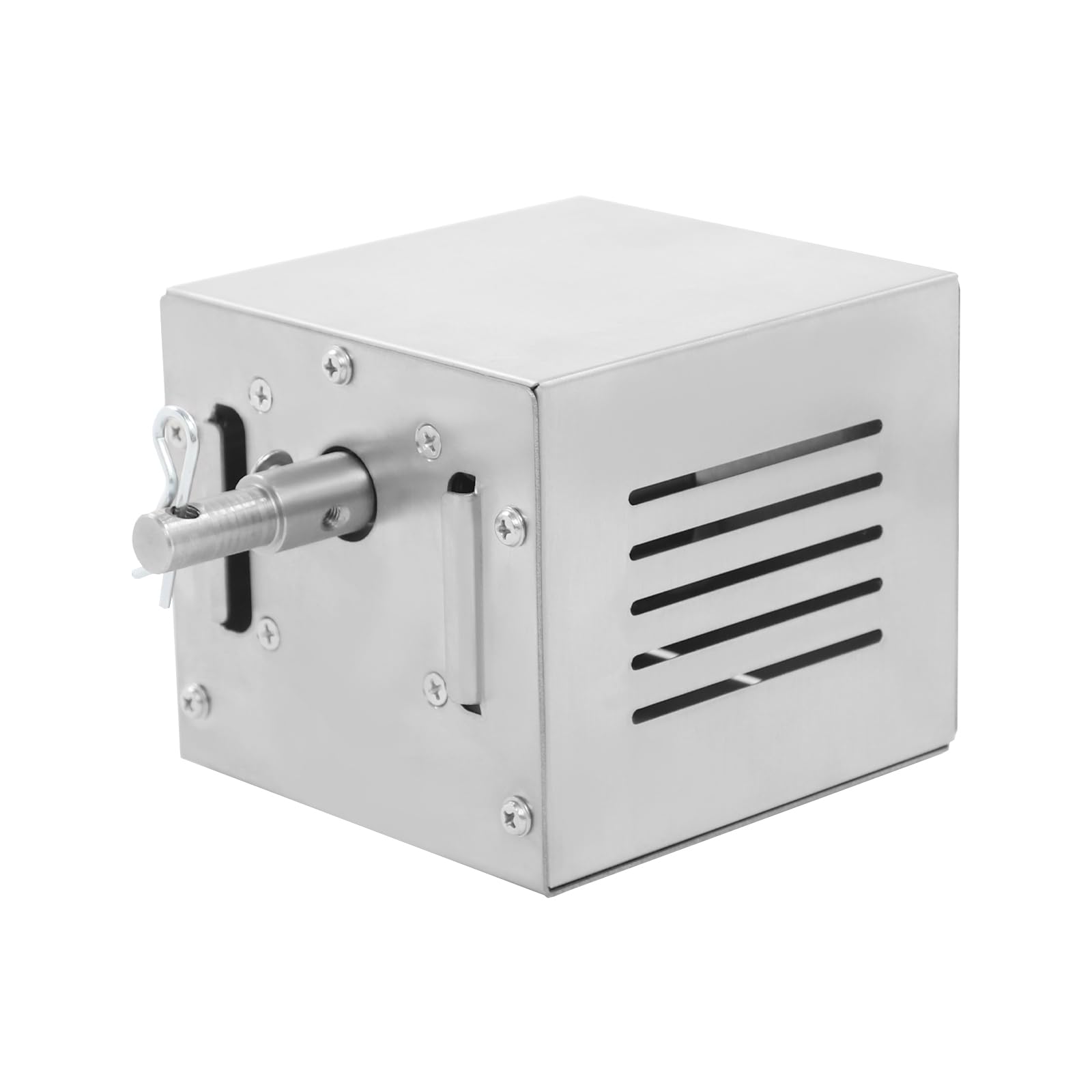 Moteur de barbecue - 25 W - En acier inoxydable - 220 V - Prise européenne - Pour brochettes et barbecue - Design moderne - Haute performance - Silencieux - Pour jardin et terrasse