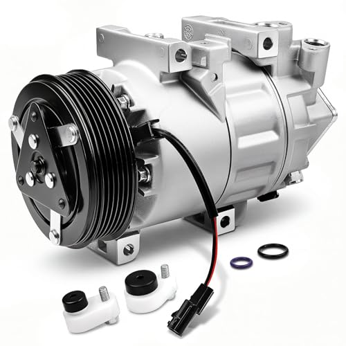 AC Compressor Compatible with (ONLY Fit SL/SV Model) Nissan Altima 2.5L 2007 2013-2018 Rogue 2.5L 2014-2020 Air Conditioner A/C Air Conditioning VCS-14EC Style (Not DKS17D) CO 29073C 98664