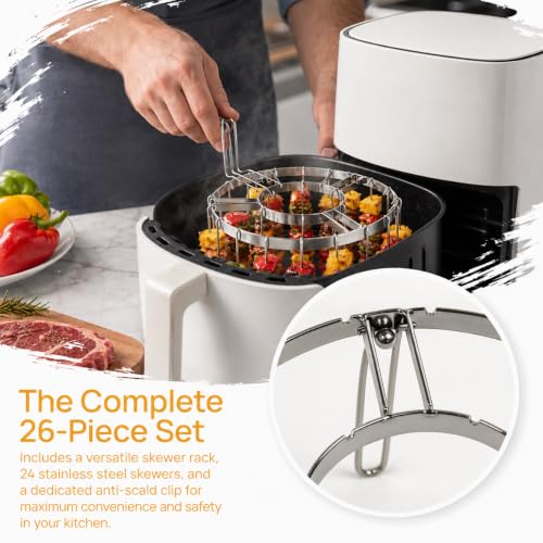 HINATDD Support à Brochettes pour Friteuse à Air de 4,5-5L – vue 4