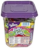 Nestlé 48749 Wonka Assorted Flavor Laffy Taffy, 3.08lb, 145 Wrapped Pieces/Tub