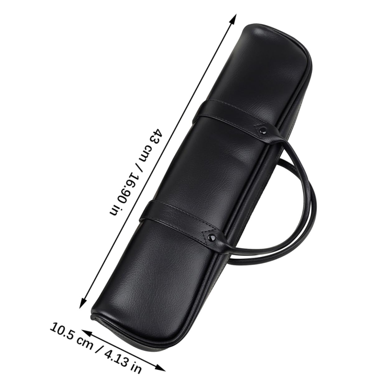 LIOOBO 1 Set Premium Leather Flute Case Flute Holder Stylish Durable Compact Design for Instrument Protection
