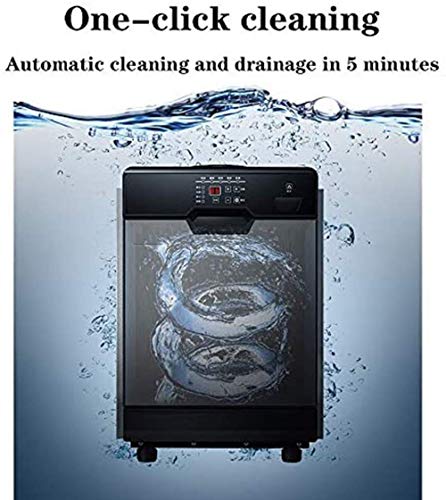 Máquina fabricadora de hielo en cubos, 61 lb, para colocar sobre mostrador, uso doméstico, hielo listo en 5 minutos, con cuchara y canasta extraíble miniatura 4